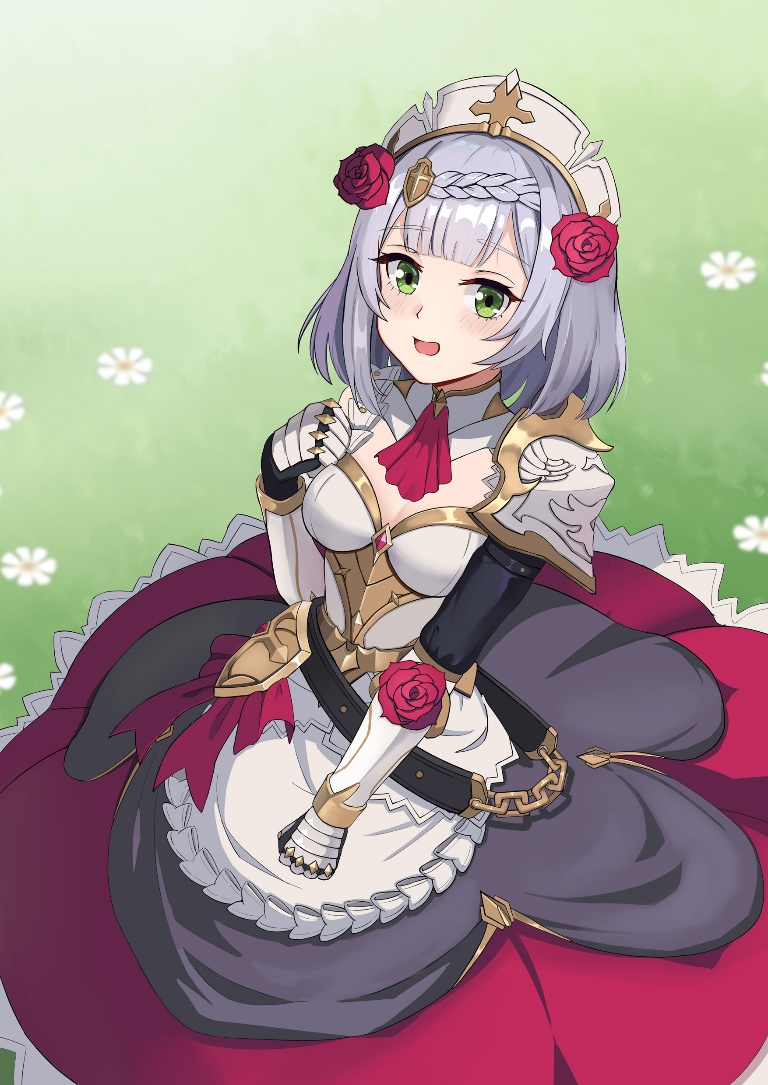 Result /files/18174_1girl_apron_armor_ascot_blush.png