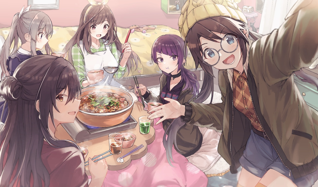 Result /files/03130_5girls_apron_beanie_bed_eating.png