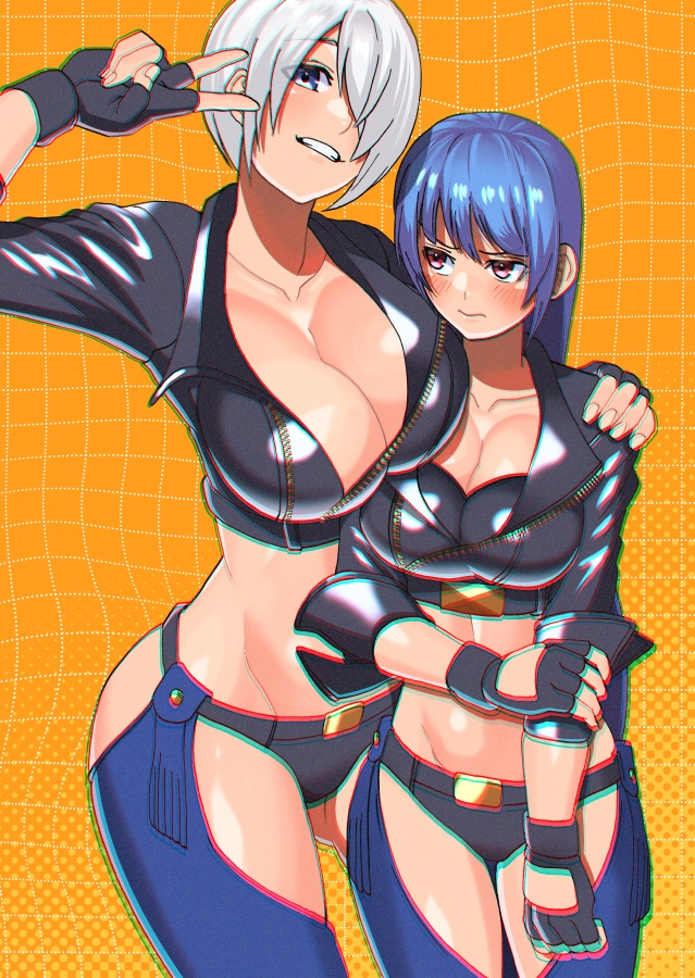 Result /files/18023_2girls_akisu_k_alternate_costume_angel_(kof)_angel_(kof)_(cosplay).png