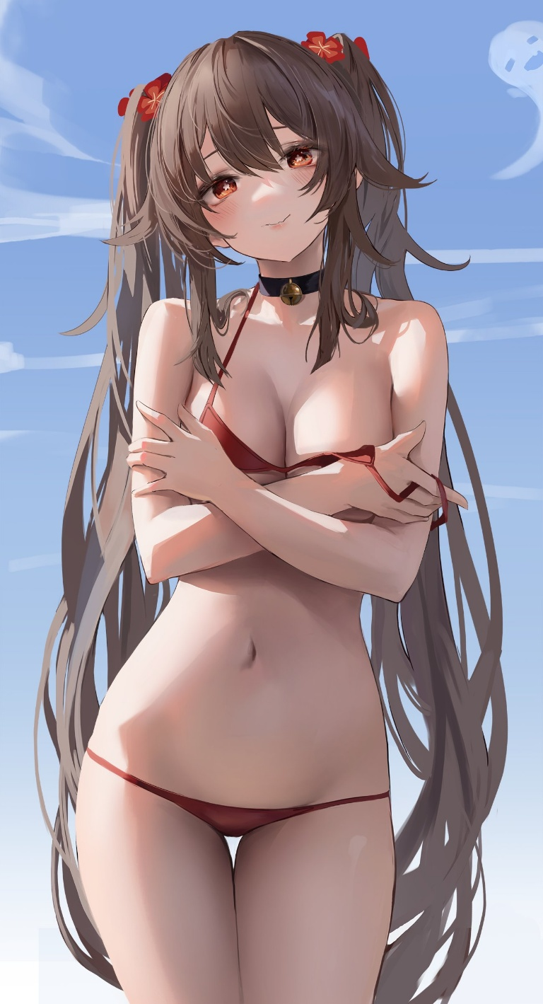 Result /files/13670_1girl_bell_bikini_black_choker_blue_sky.png