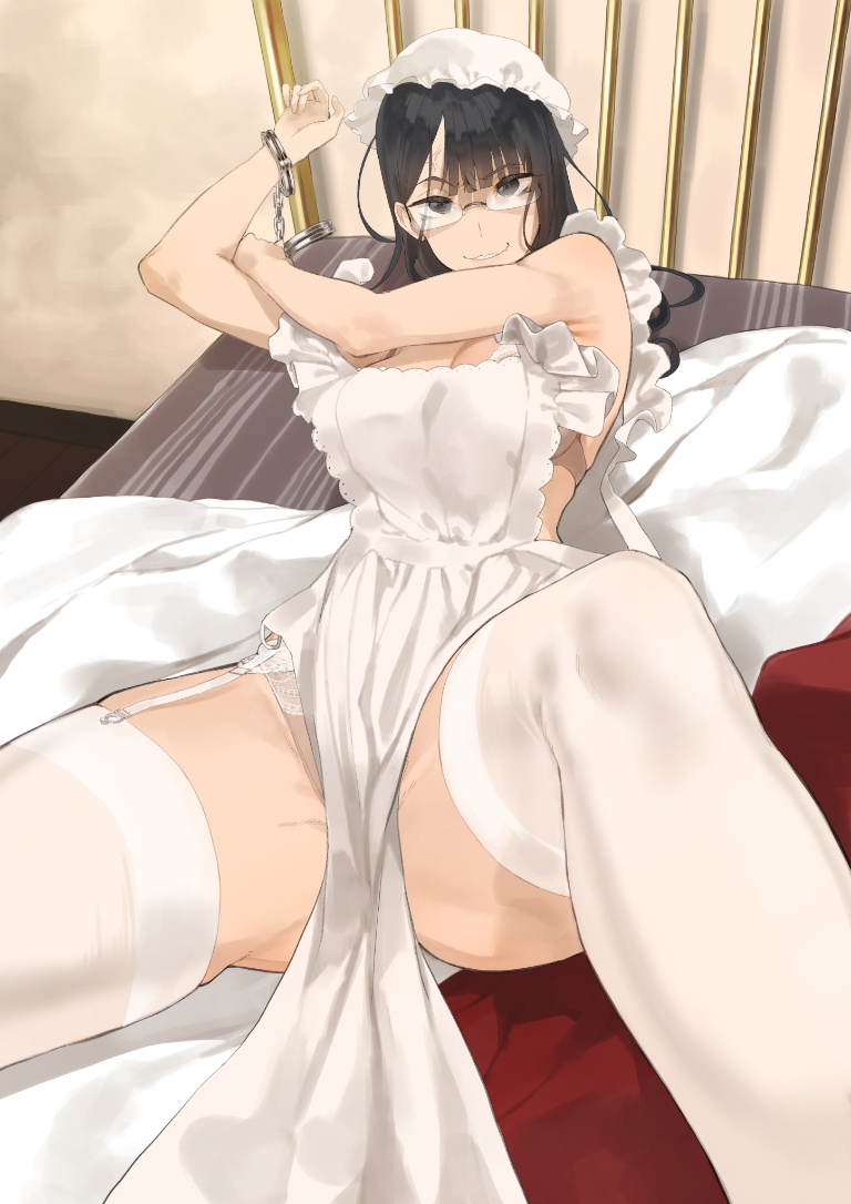 Result /files/16066_1girl_apron_bed_black_eyes_black_hair.png