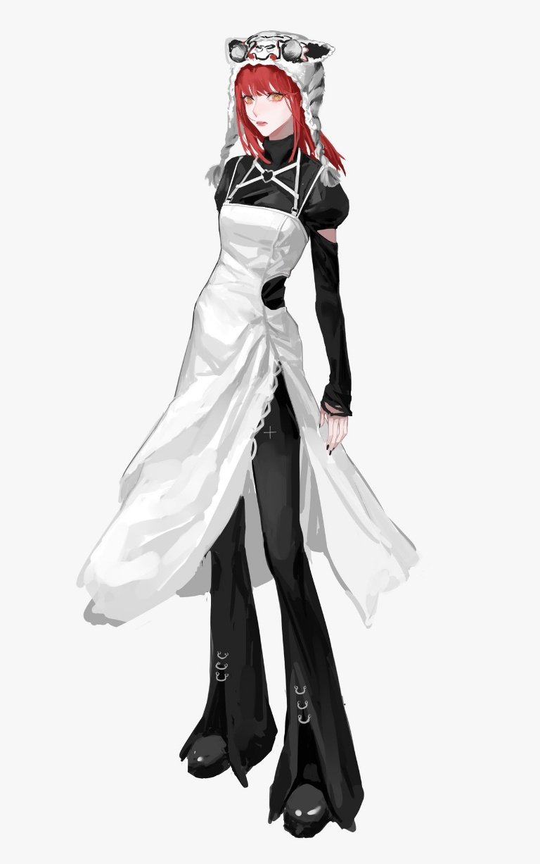 Result /files/13807_1girl_alternate_costume_black_footwear_black_nails_black_pants.png