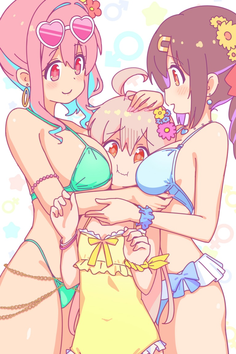 Result /files/01586_3girls__i_ahoge_aqua_bikini_armlet.png