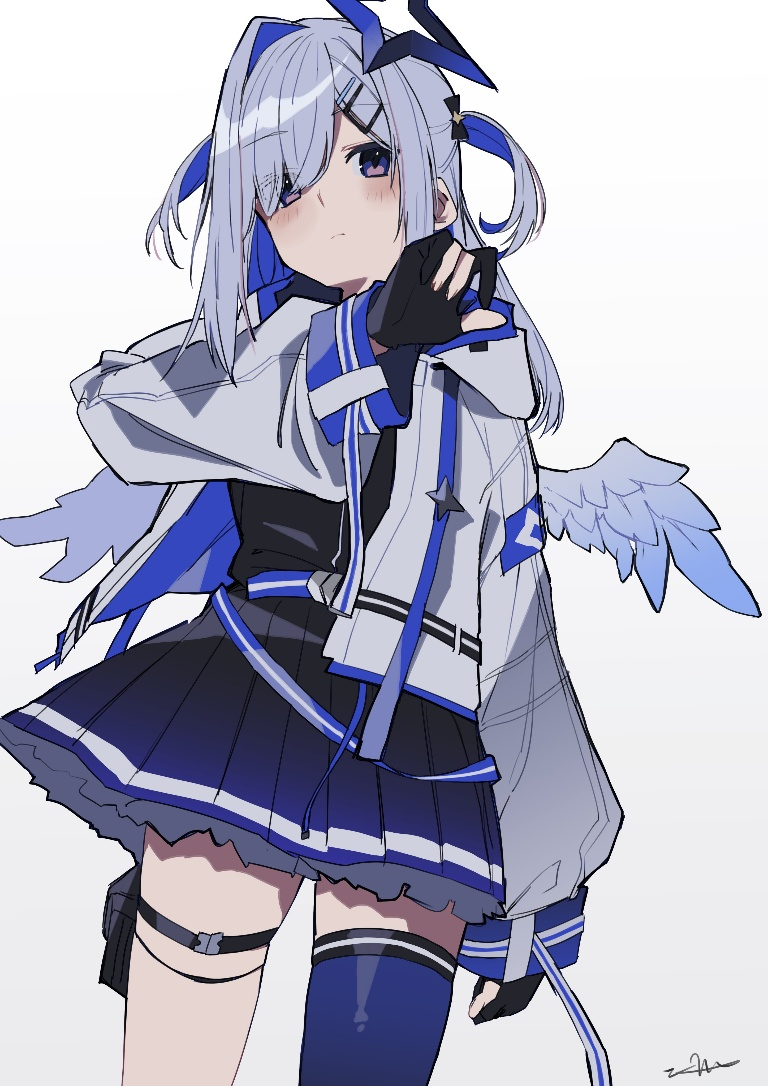 Result /files/12921_1girl_amane_kanata_angel_wings_asymmetrical_legwear_belt.png