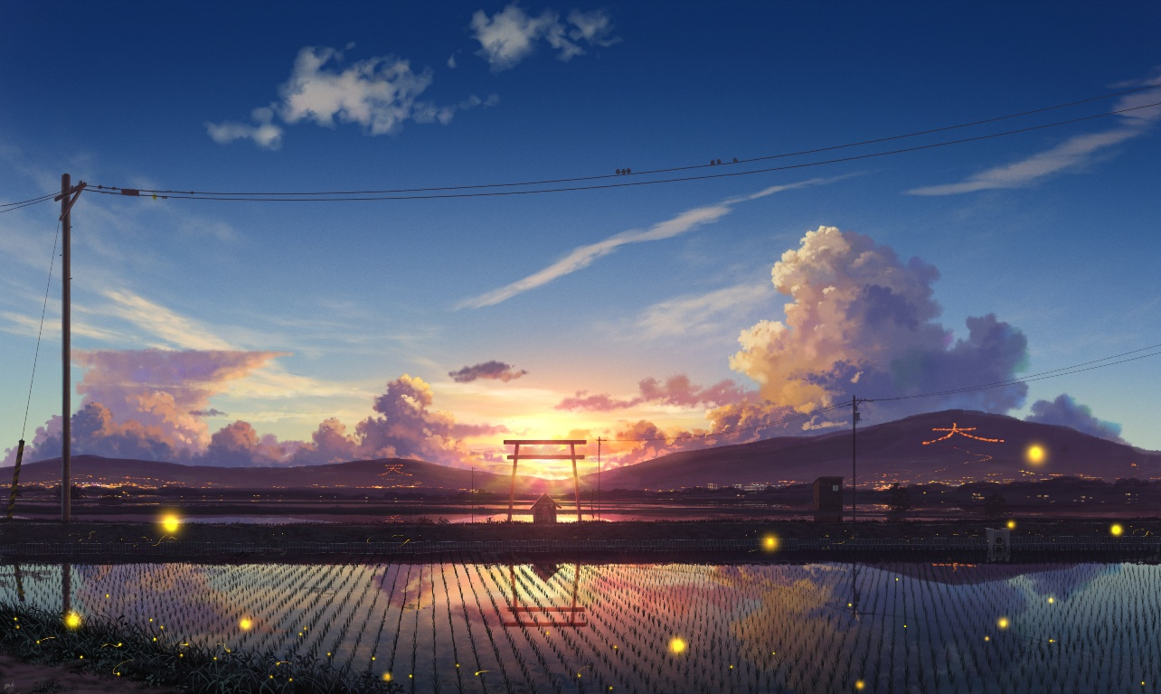 Result /files/00534_bird_city_lights_cloud_field_fireflies.png