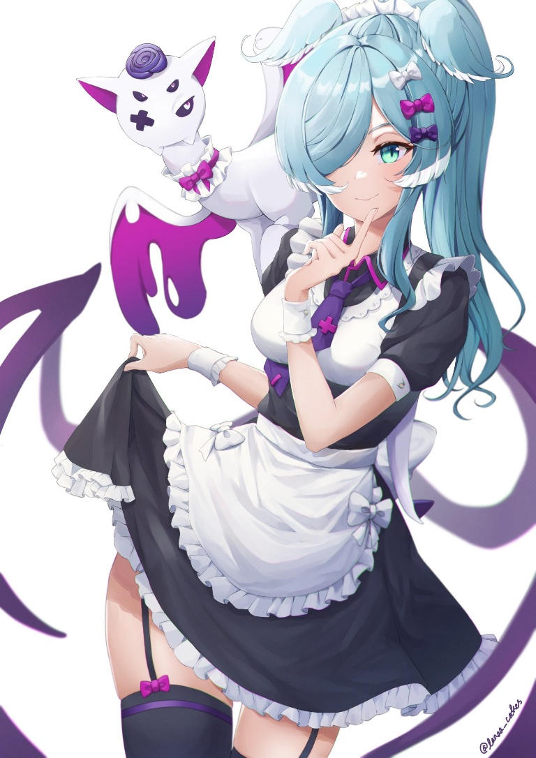 Result /files/01617_1girl_alternate_costume_animal_on_shoulder_apron_aqua_eyes.png