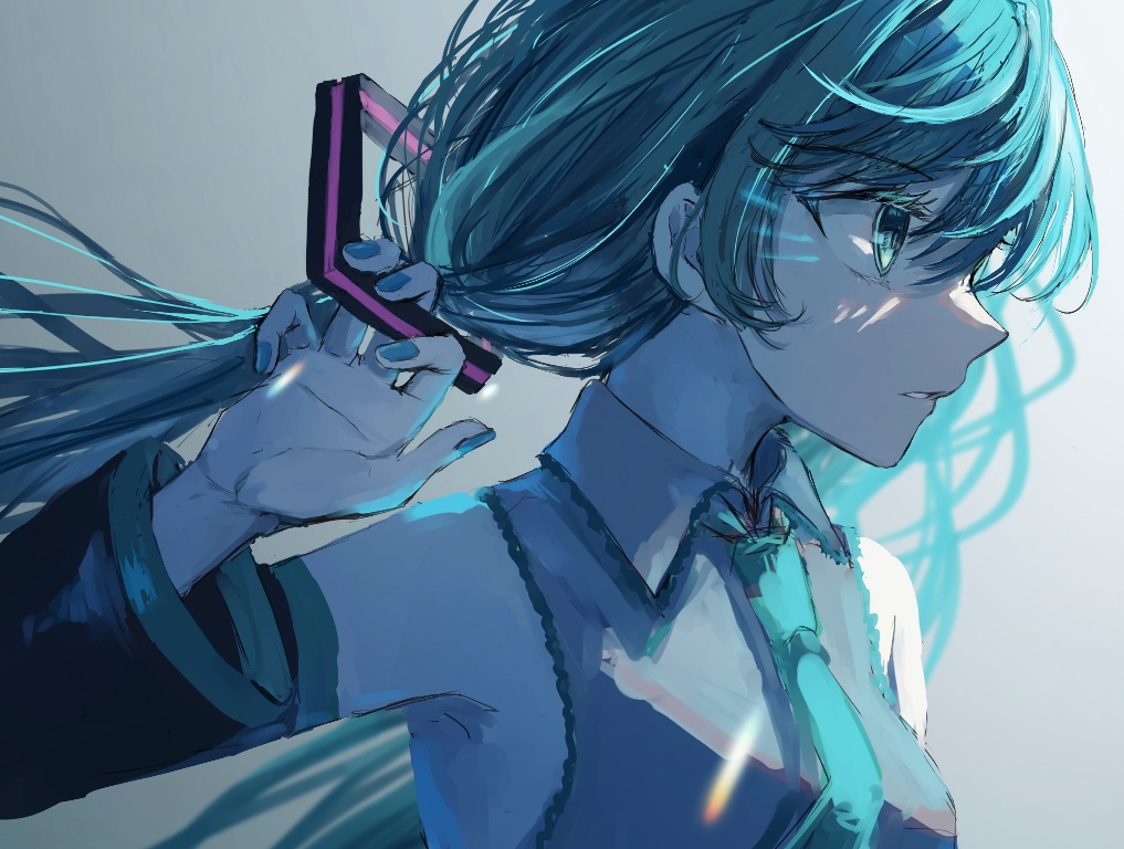 Result /files/12351_1girl_aqua_eyes_aqua_hair_aqua_necktie_arm_at_side.png