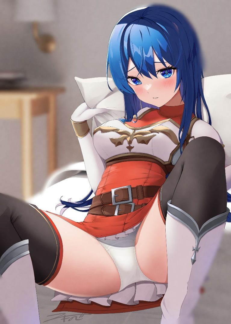 Result /files/02462_1girl_akinoji_(akiponpon27)_armor_bangs_bed.png