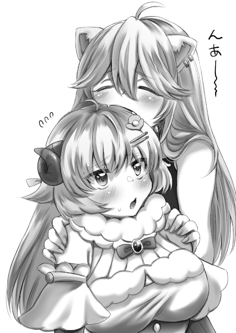 Result /files/00659_2girls_ahoge_animal_ears_biting_ear_piercing.png