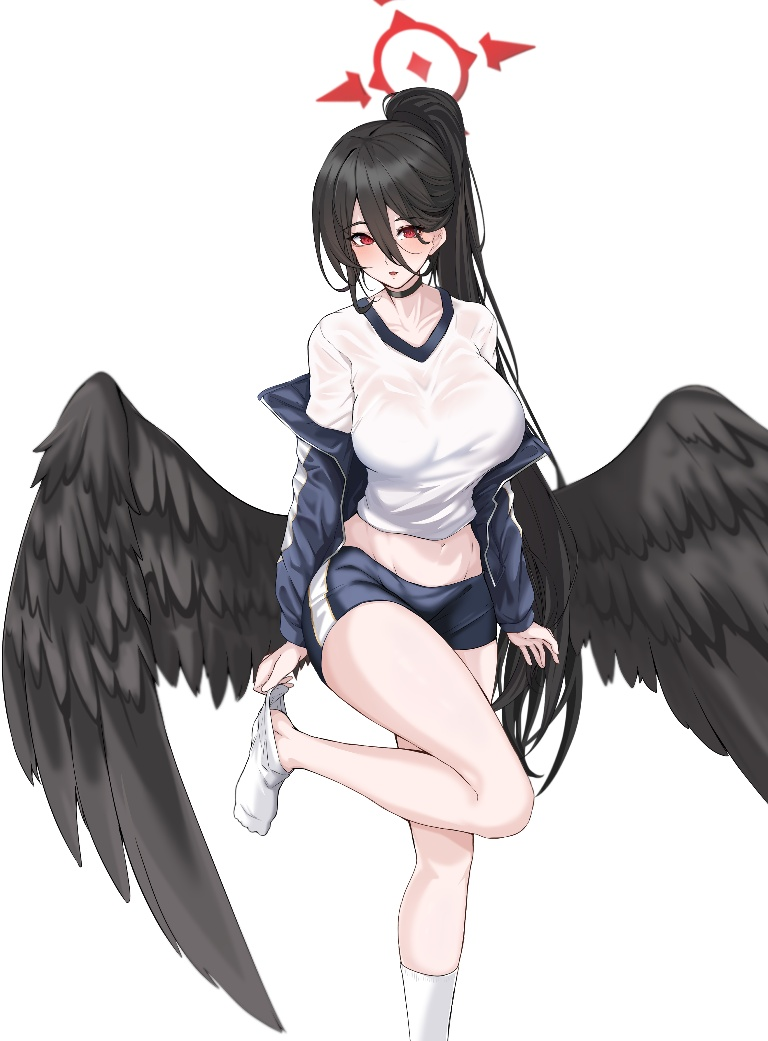 Result /files/15732_1girl_arms_at_sides_black_choker_black_feathers_black_hair.png