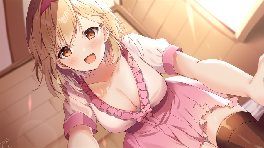 Result /files/12623_1girl_bangs_black_thighhighs_blonde_hair_breasts.png