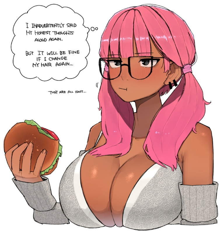 Result /files/20177_1girl_blush_bra_breasts_burger.png