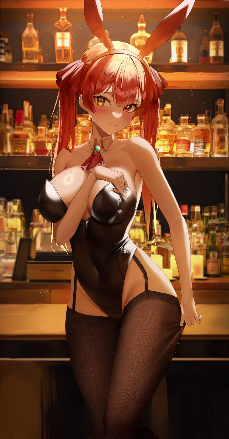 Result /files/01518_1girl_animal_ears_arm_between_breasts_ascot_bar_(place).png