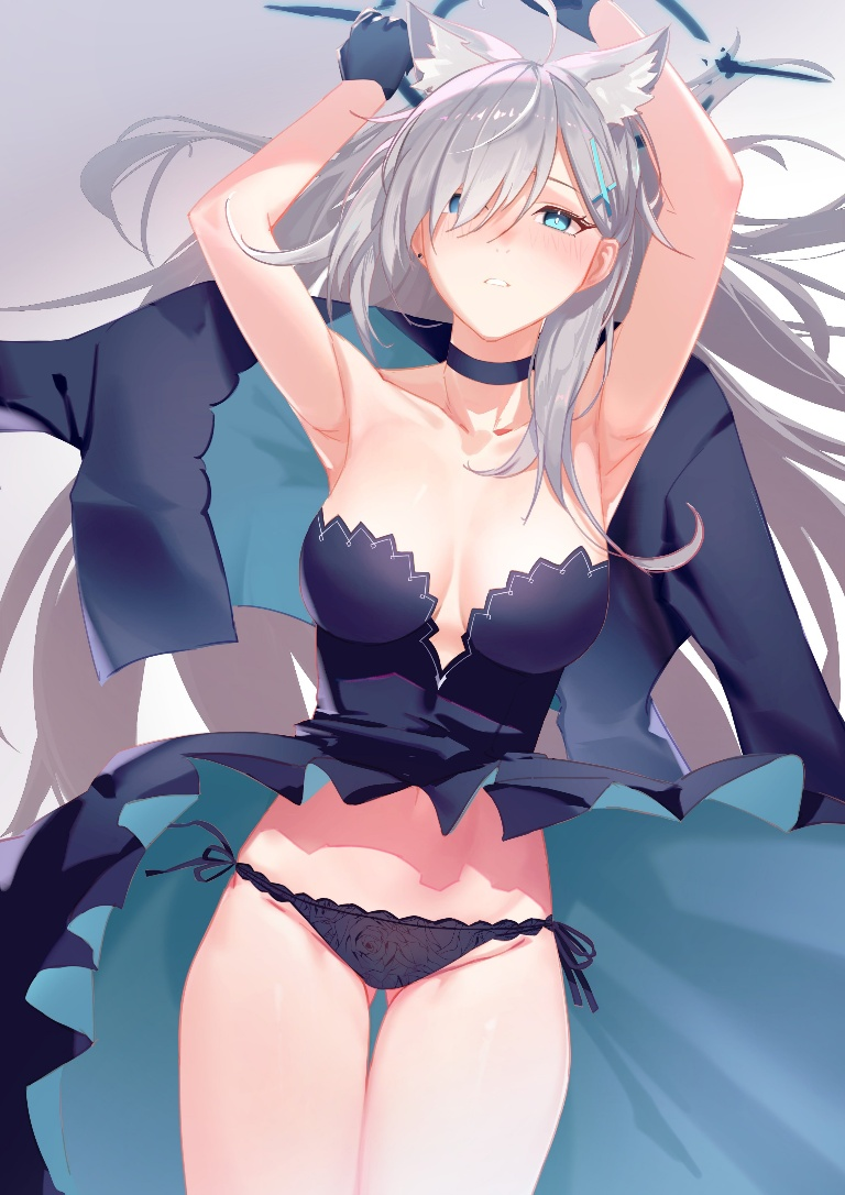 Result /files/03715_1girl_ahoge_animal_ears_armpits_black_choker.png