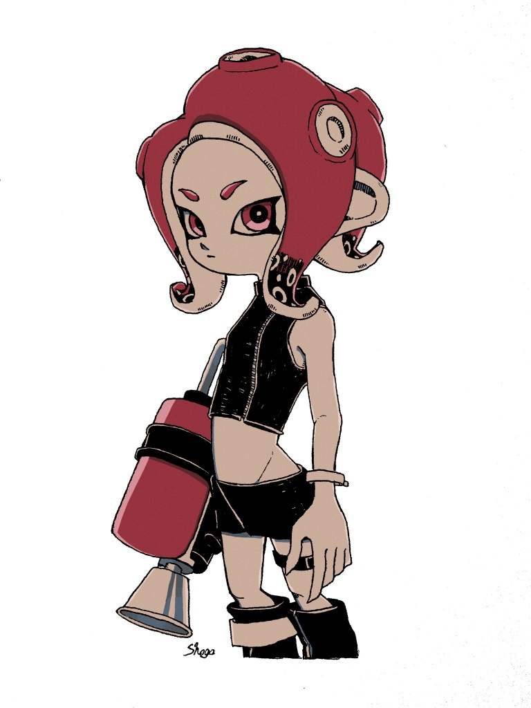 Result /files/18796_1girl_agent_8_(splatoon)_arms_at_sides_bare_shoulders_black_footwear.png