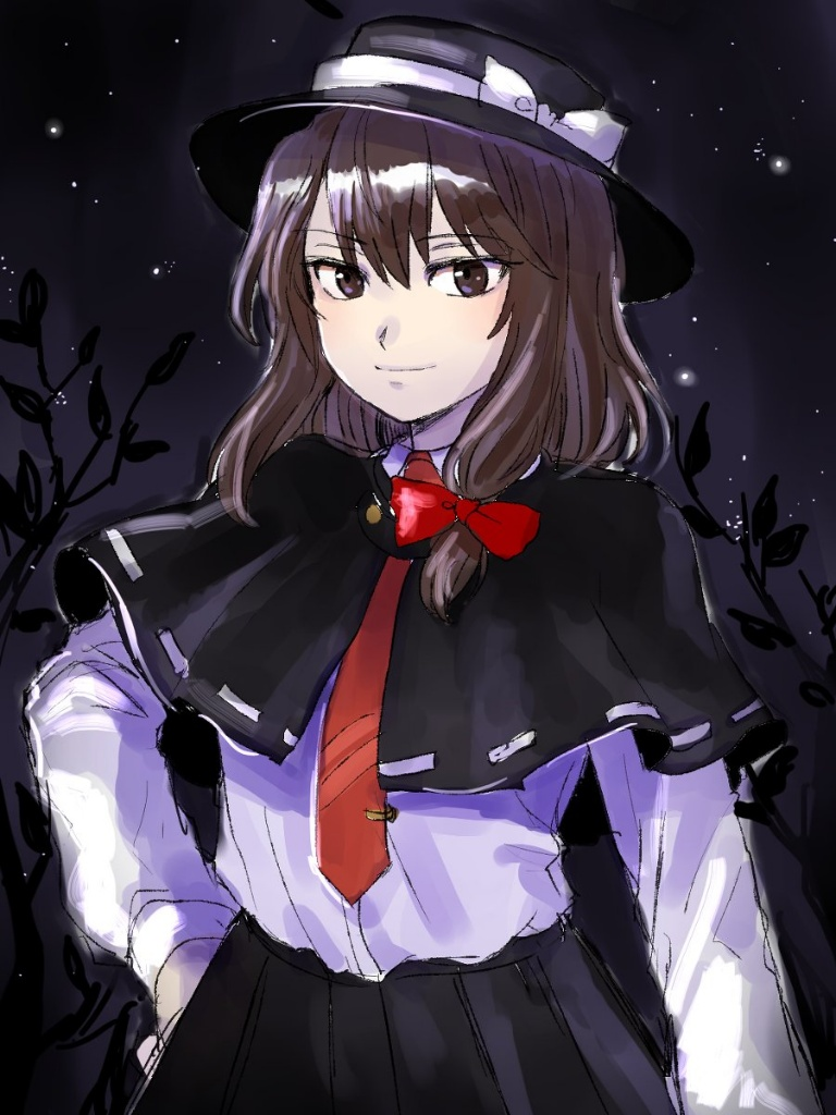 Result /files/20595_1girl_black_capelet_black_headwear_black_skirt_bow.png